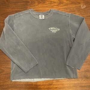 Comfort Colors Women's Crewneck Sweatshirt in Slate